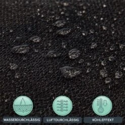 Quadratisches Sonnensegel 5 X 5 M Polyester Luftdurchlässig -Gartendekorations Geschäft 10038217 de 0003 logo