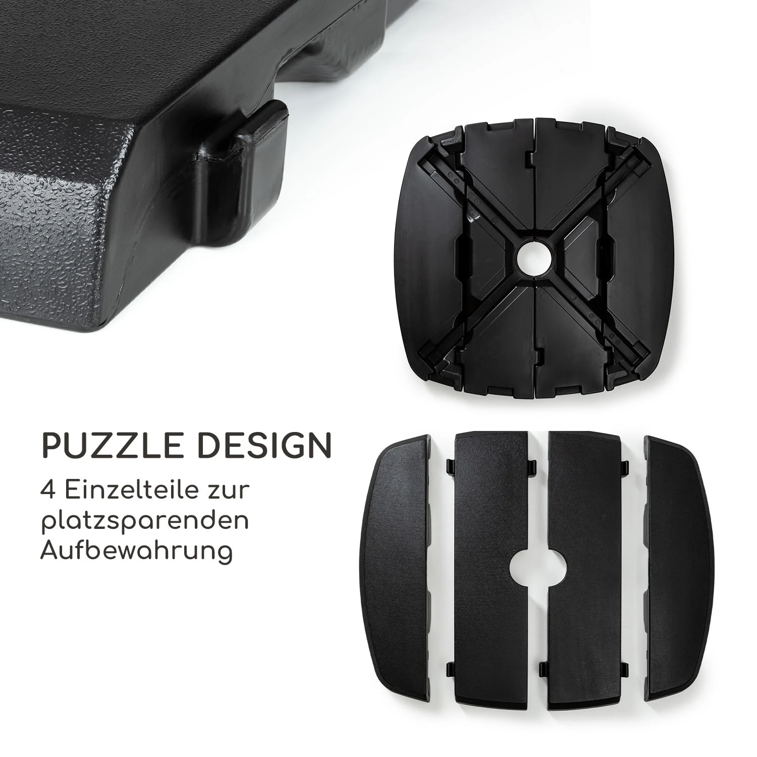 Saint-Tropez Schirmfuß Befüllbar 4 Leergewichte Für Bodenkreuz 3 Saint-Tropez Schirmfuß Befüllbar 4 Leergewichte Für Bodenkreuz – Bild 3