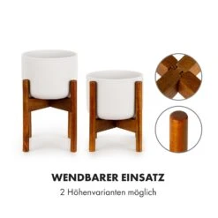 Thorn Blumentopf Mit Ständer 2er-Set 50er Jahre Stil -Gartendekorations Geschäft 10038443 de 0004 logo