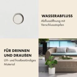 Gendt Pflanztopf Übertopf 3er-Set 3 Größen S/M/L Faserstein In/Outdoor -Gartendekorations Geschäft 10038475 de 0004 usp