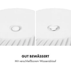 Heusden Blumentopf 2er-Set Polystone Pflanzenfreundlich Handgemacht 3D-Optik -Gartendekorations Geschäft 10038484 de 0003 logo