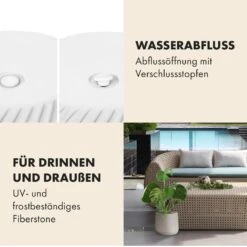 Heusden Blumentopf Polystone Pflanzenfreundlich Handgemacht -Gartendekorations Geschäft 10038485 de 0004 usp