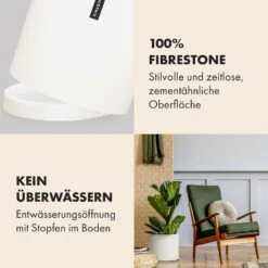 Pflanztopf Übertopf Faserstein In/Outdoor -Gartendekorations Geschäft 10038510 de 0003 usp