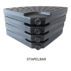 Limousin Sonnenschirmständer-Gewichte 72 Kg Leergewichte 4er-Set -Gartendekorations Geschäft 10038525 de 0006 logo