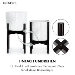 Deventer Pflanzenhalter Für Töpfe Von 20,3-30,5 Cm Ø 2 Höhen -Gartendekorations Geschäft 10038545 de 0005 usp