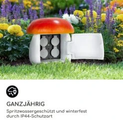 Power Mushroom Smart Gartensteckdose WiFi-Steuerung 3680 Watt IP44 -Gartendekorations Geschäft 10038628 de 0003 logo