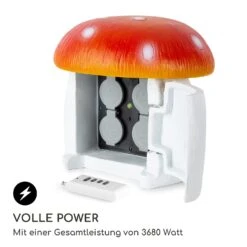 Power Mushroom Smart Gartensteckdose WiFi-Steuerung 3680 Watt IP44 -Gartendekorations Geschäft 10038628 de 0006 logo