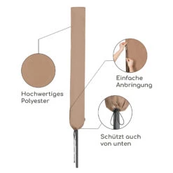 Shield Premium Schutzhülle Sonnenschirm Bis Ø 300 Cm UV-beständig -Gartendekorations Geschäft 10038725 de 0003 logo