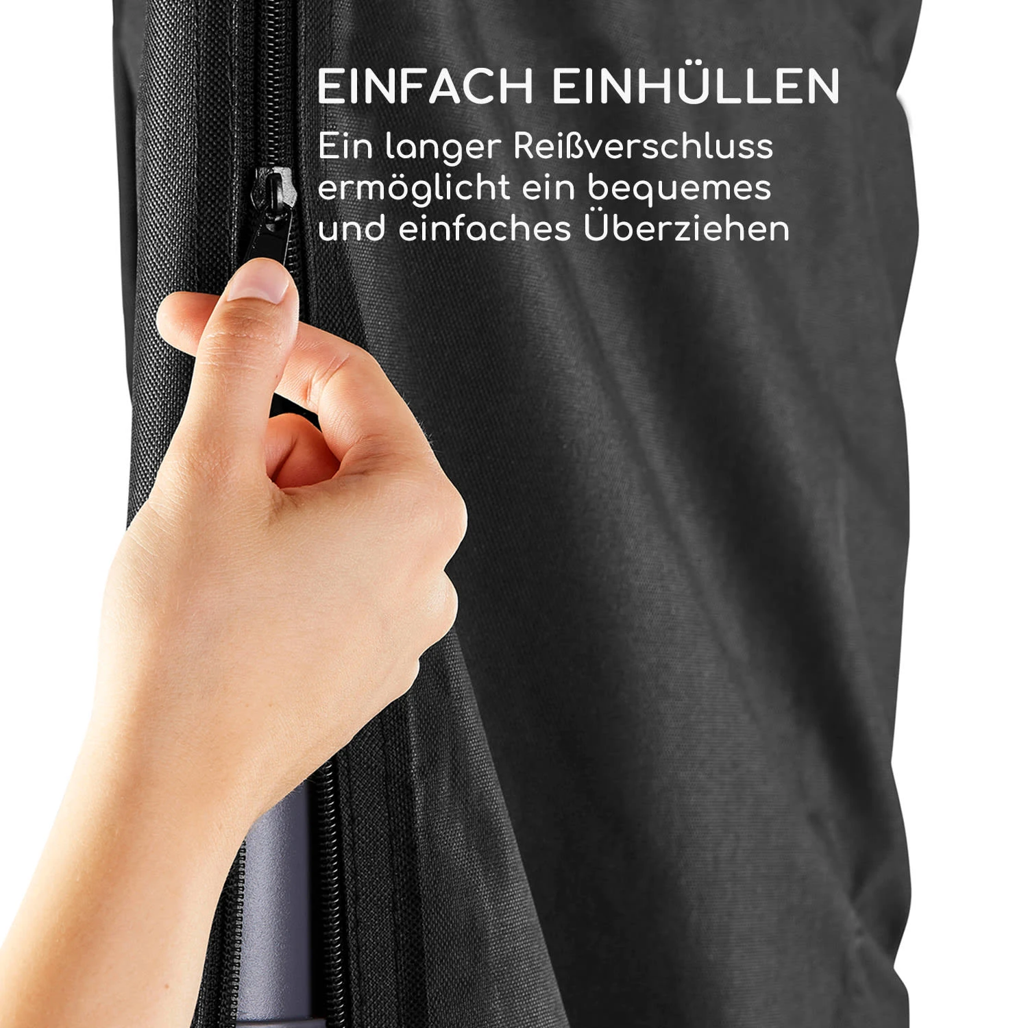 Shield Cantilever Schutzhülle Für Ampelschirm Ø 200-400cm UV-beständig 5 Shield Cantilever Schutzhülle Für Ampelschirm Ø 200-400cm UV-beständig – Bild 5