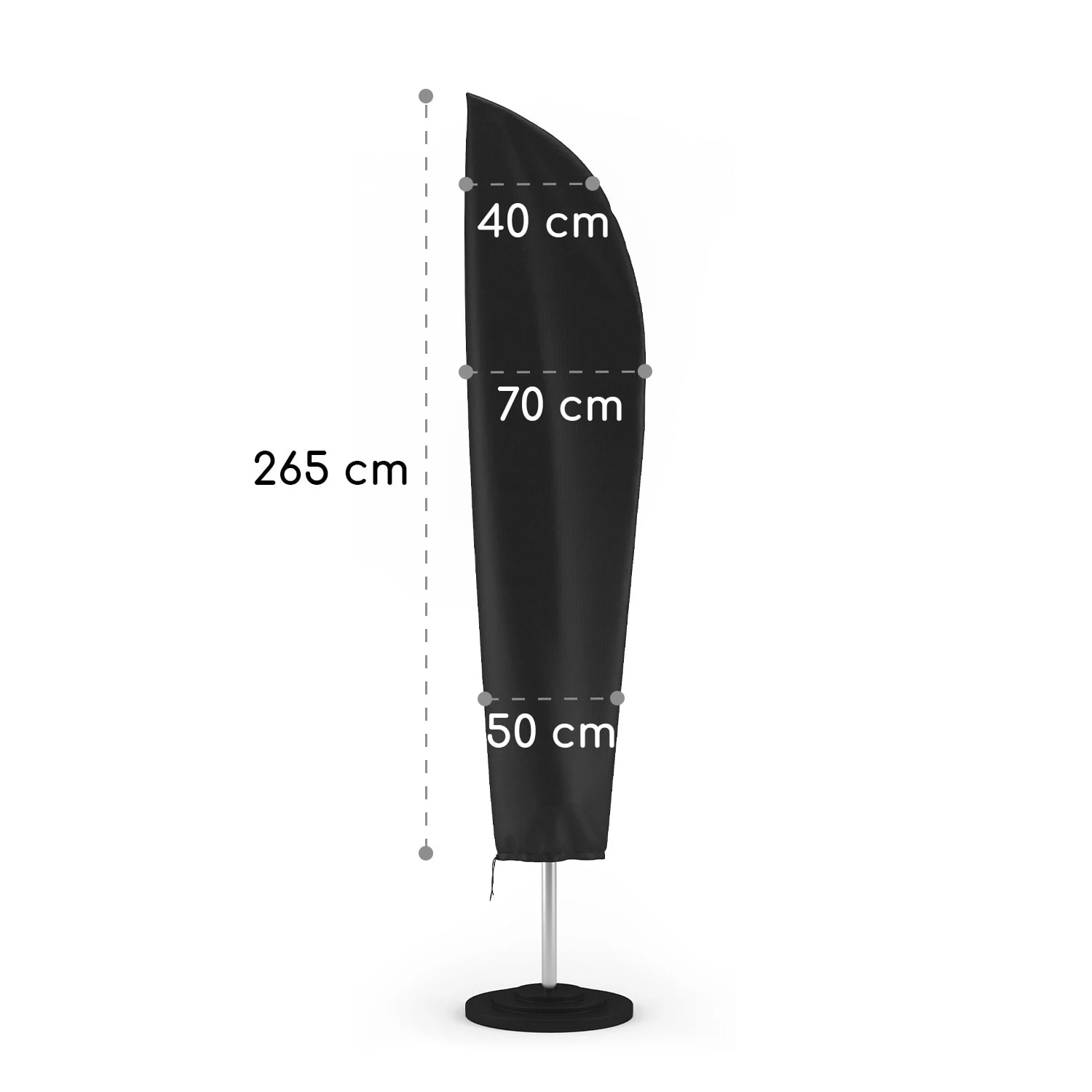 Shield Cantilever Schutzhülle Für Ampelschirm Ø 200-400cm UV-beständig 7 Shield Cantilever Schutzhülle Für Ampelschirm Ø 200-400cm UV-beständig – Bild 7