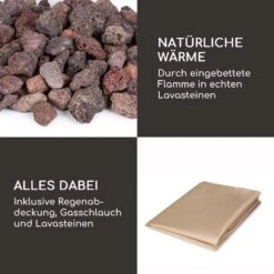 Pilos Gas-Feuerstelle 40.000BTU/13kW Abdeckung Edelstahlbrenner -Gartendekorations Geschäft 10039400 de 0006 logo