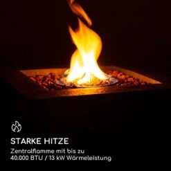 Isaris Gas-Feuerstelle 40.000BTU/13kW Abdeckung Edelstahlbrenner -Gartendekorations Geschäft 10039402 de 0003 logo