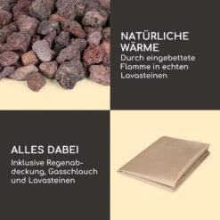 Isaris Gas-Feuerstelle 40.000BTU/13kW Abdeckung Edelstahlbrenner -Gartendekorations Geschäft 10039402 de 0006 logo