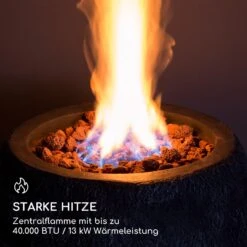 Andros Gas-Feuerstelle 40.000BTU/13kW Deckel Edelstahlbrenner -Gartendekorations Geschäft 10039405 de 0003 logo