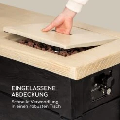 Corinth Gas-Feuerstelle 40.000BTU/13kW Abdeckung Edelstahlbrenner -Gartendekorations Geschäft 10039407 de 0004 logo