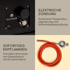 Corinth Gas-Feuerstelle 40.000BTU/13kW Abdeckung Edelstahlbrenner -Gartendekorations Geschäft 10039407 de 0005 logo