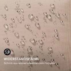 Blumfeldt Bayonne Sonnenschirm 130 X 180 Cm Polyester UV 50 Solar LED -Gartendekorations Geschäft 10040103 de 0007 logo