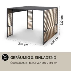 Valence Gazebo 3x3 M UV50+ Wasserabweisend LED-Solar-Beleuchtung Solar-Panel 11 Valence Gazebo 3x3 M UV50+ Wasserabweisend LED-Solar-Beleuchtung Solar-Panel -Gartendekorations Geschäft 10040112 de 0006 logo