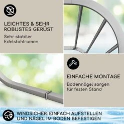 Orleans Gazebo 300 X 220 X 300 Cm Schiebedach UV-Schutz 50+ Leicht -Gartendekorations Geschäft 10040119 de 0003 logo