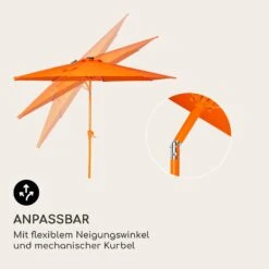 Blumfeldt Calais Sonnenschirm LED Aluminium-Rahmen Polyester-Bespannung UV 50 -Gartendekorations Geschäft 10040123 de 0004 logo