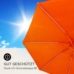 Blumfeldt Calais Sonnenschirm LED Aluminium-Rahmen Polyester-Bespannung UV 50 -Gartendekorations Geschäft 10040123 de 0006 logo