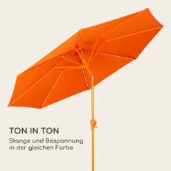 Blumfeldt Calais Sonnenschirm LED Aluminium-Rahmen Polyester-Bespannung UV 50 -Gartendekorations Geschäft 10040123 de 0008 logo