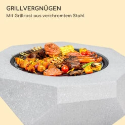 Blumfeldt Diamond Feuerschale Mit Grill MGO & Stahlschale Inkl. Funkenschutz -Gartendekorations Geschäft 10040241 de 0003 logo
