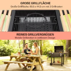 Aberdeen Single Holzkohlegrill -Gartendekorations Geschäft 10040292 de 0004 usp