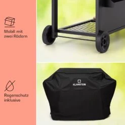 Aberdeen Kombi-Grill Gas Kohle Smoker Thermometer 2 Seitentische Mobil 16 Aberdeen Kombi-Grill Gas Kohle Smoker Thermometer 2 Seitentische Mobil -Gartendekorations Geschäft 10040294 de 0008 usp