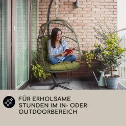 Biarritz Individuelle Hängesessel PE Aluminium Polyrattan 130 Kg 11 Biarritz Individuelle Hängesessel PE Aluminium Polyrattan 130 Kg -Gartendekorations Geschäft 10040300 de 0006 usp