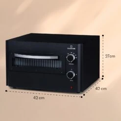 Arezzo Pizza-Ofen Herausnehmbarer Pizza-Stein Stahlgehäuse 1770 W 160 - 400 °C -Gartendekorations Geschäft 10041186 yy 0006 dimensions