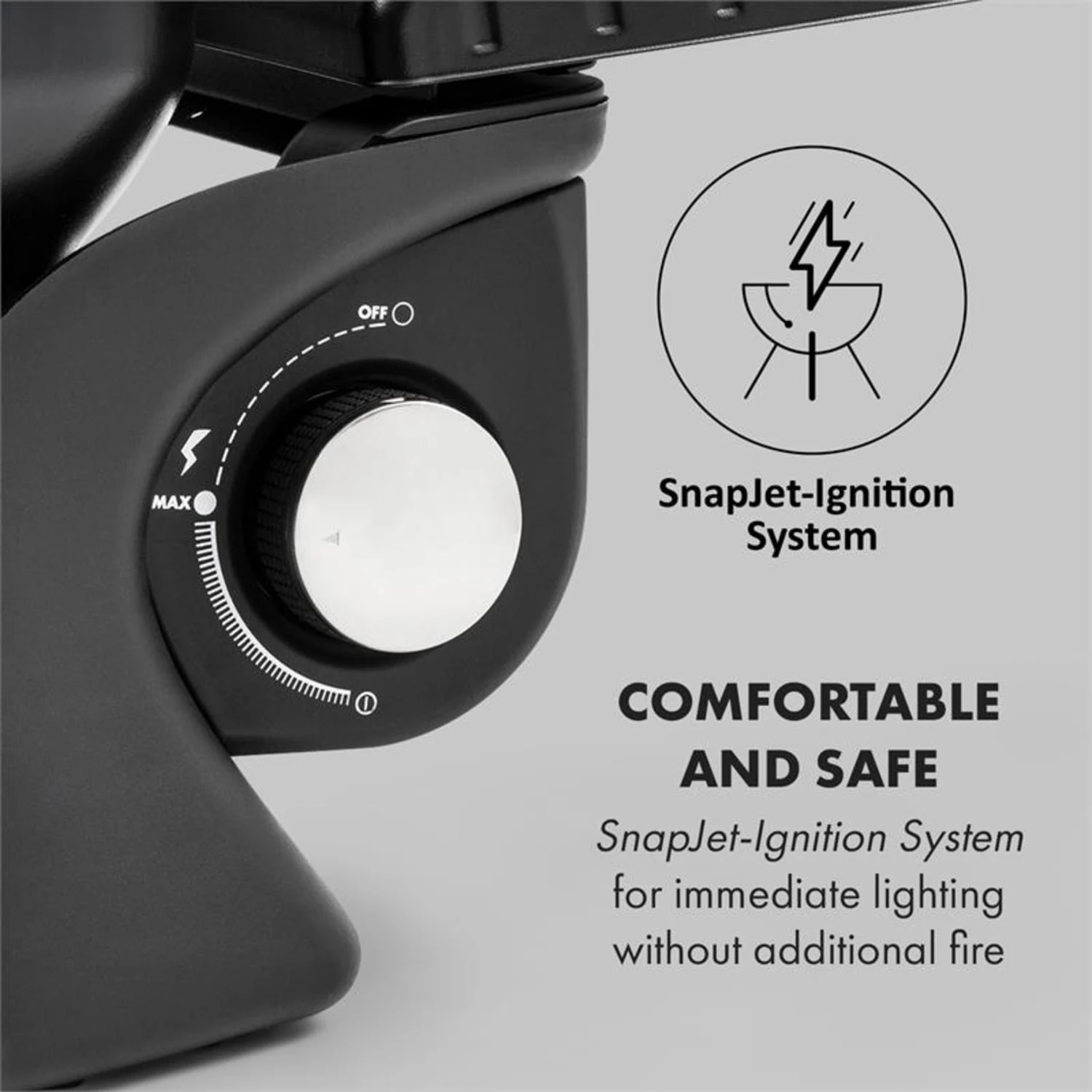 Parforce One 3,5kW 12000BTU 300°C SNJS Gasschlauch Schwarz – Bild 8